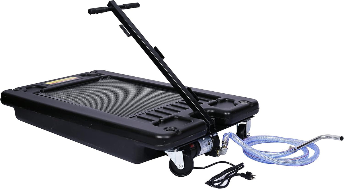 17 Gallon Oil Drain Pan with Electric Pump J450