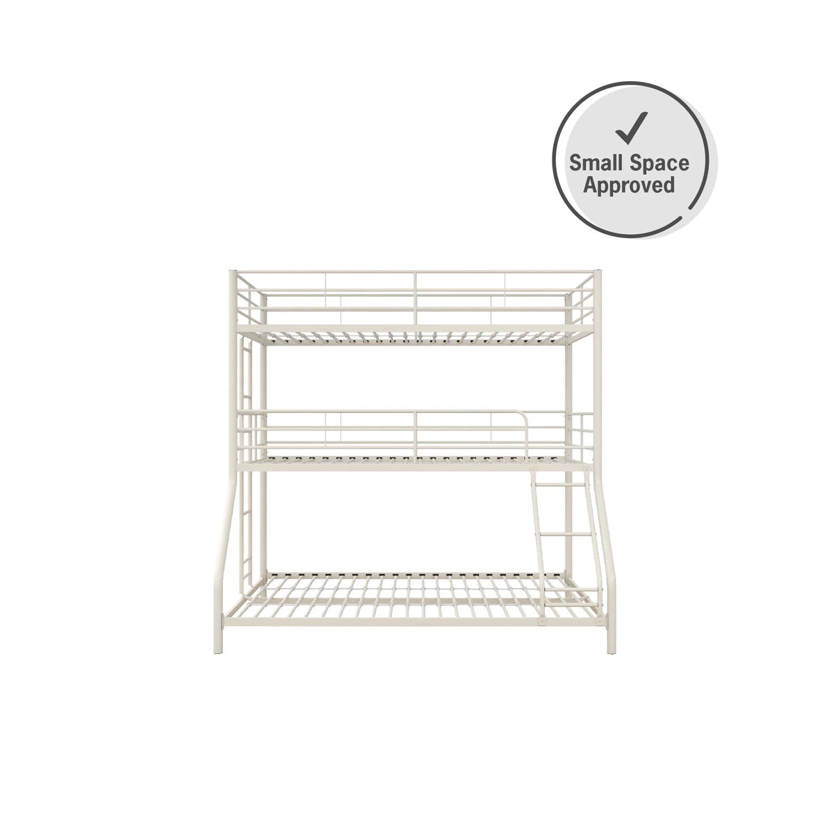 Off White Triple Bunk Bed C1178