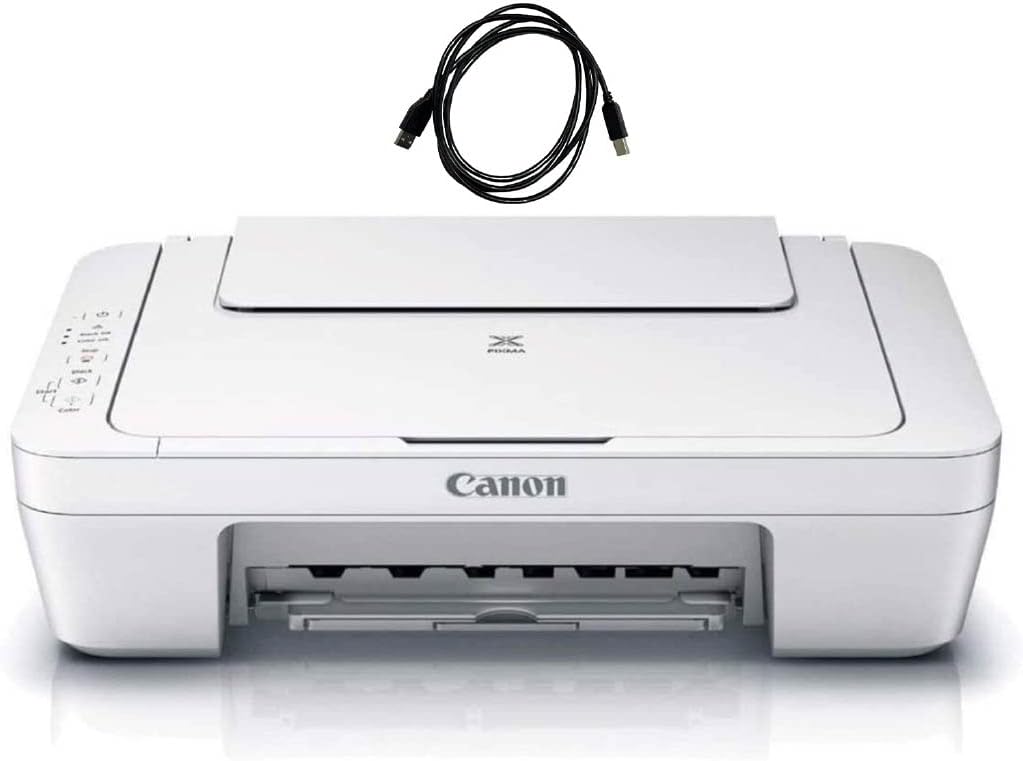 All-in-One Inkjet Printer, Scanner & Copier with USB Printer Cable I93558