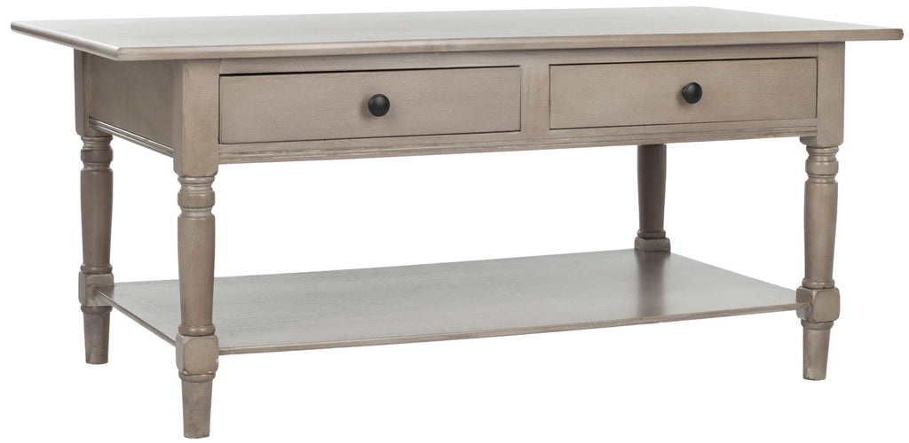Vintage Grey 2 Drawer Coffee Table B725