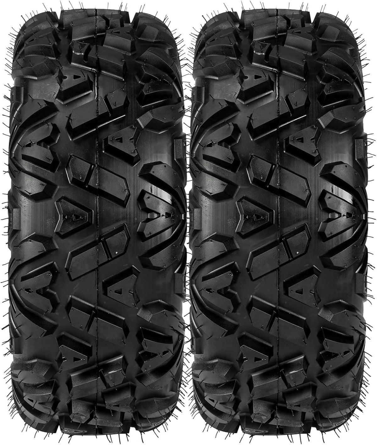 25x10-12 ATV UTV Tubeless 6PR Tires Set of 2 T303
