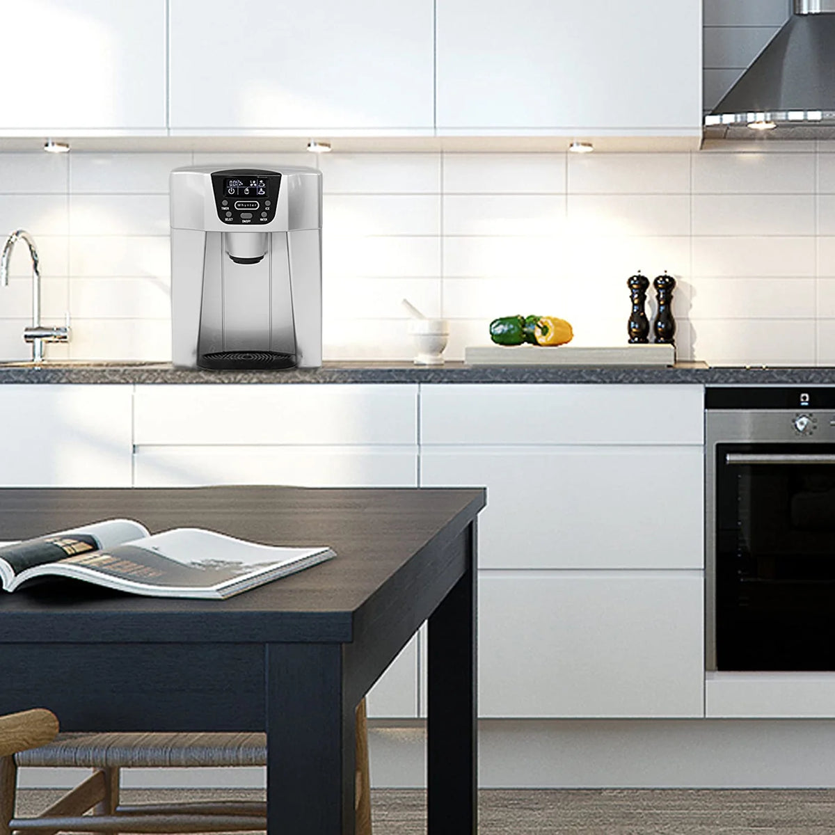 Countertop Ice Maker and Water Dispenser F3733