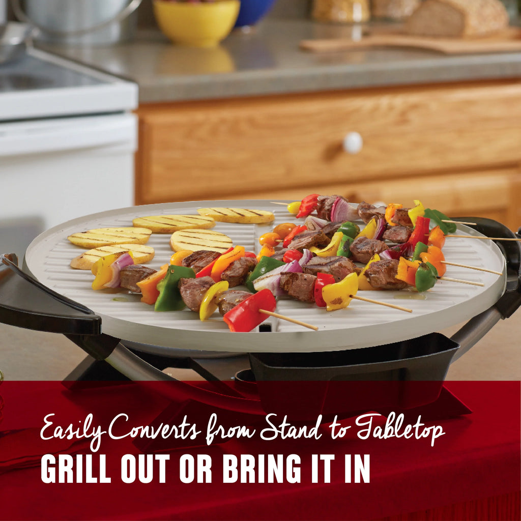 Electric Grill with Ceramic Plates S308965