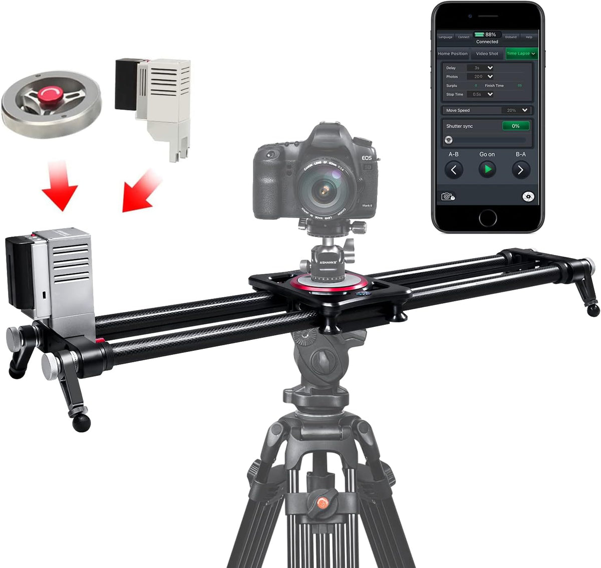 Motorized Carbon Fiber Camera Slider H41968