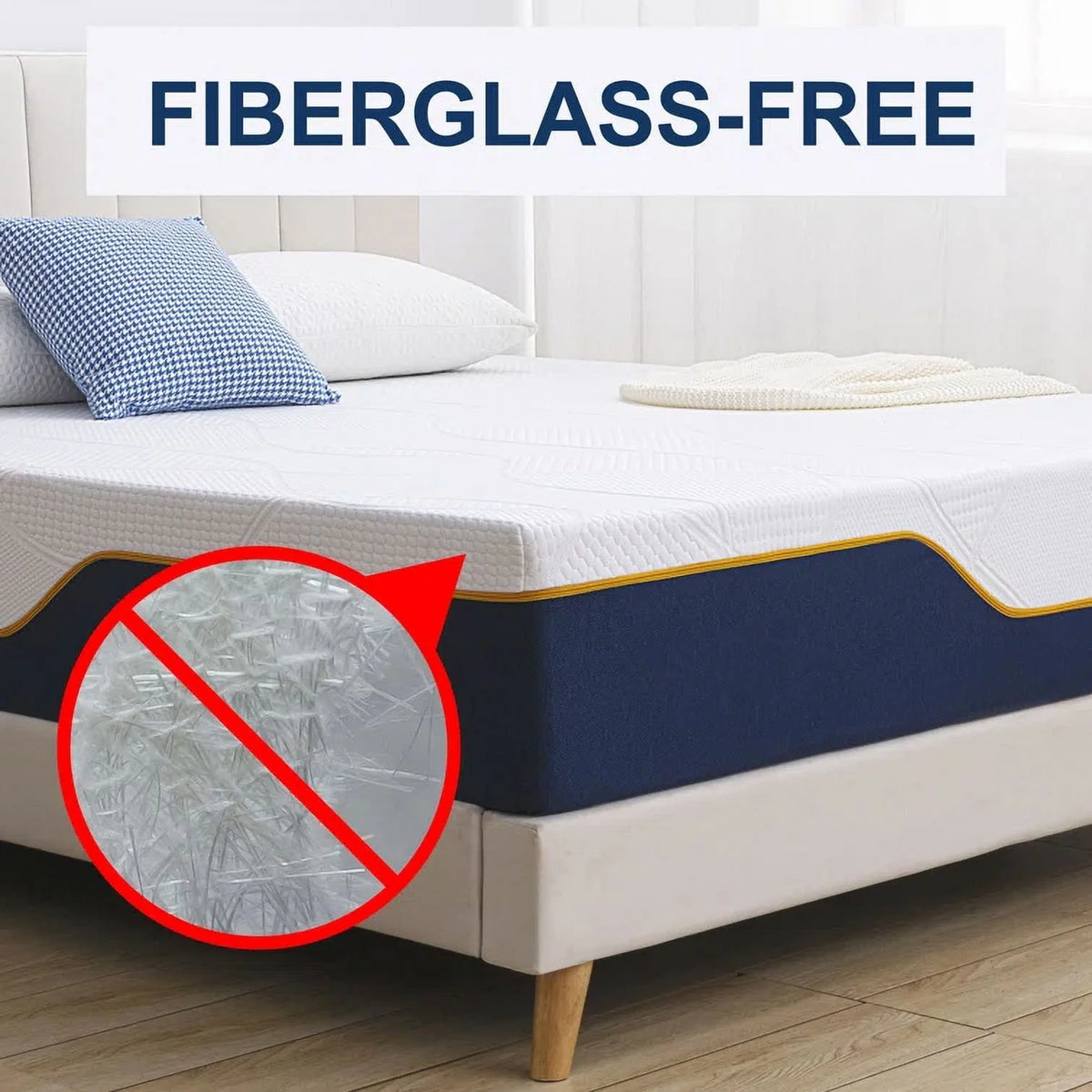 Queen Size Medium Gel Memory Foam Mattress E62765