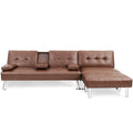 Brown 3-Piece Sectional Sofa Set E430558