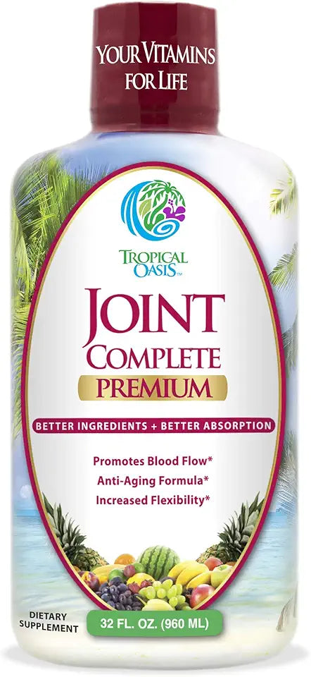 Liquid Joint Supplement with Glucosamine, Chondroitin, MSM, Hyaluronic Acid, 32 oz S5612