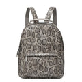 Grey Snake PU Vegan Leather Backpack Bag G382240
