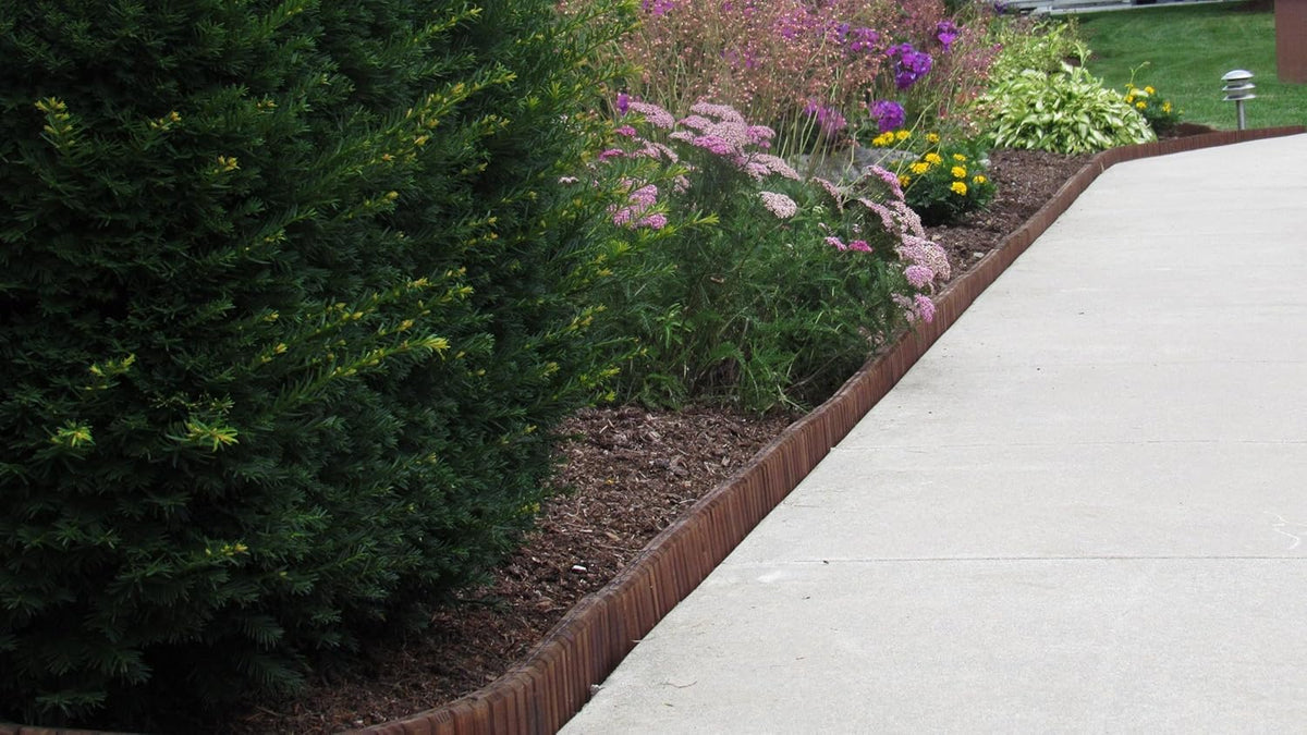 Brown Natural Lawn & Landscape Border Edging 8-Pack V7801