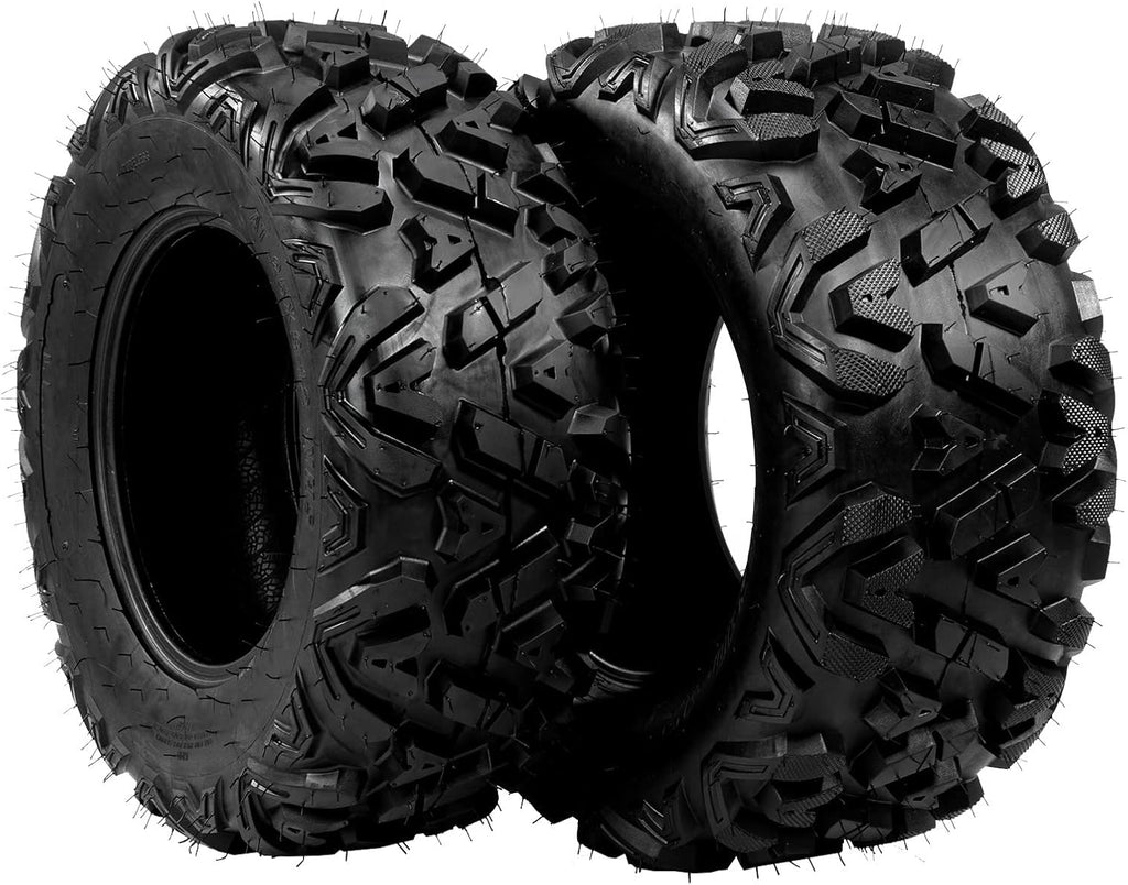 25x10-12 ATV UTV Tubeless 6PR Tires Set of 2 T303