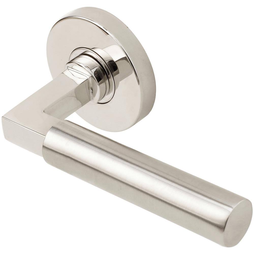 Polished / Satin Stainless Steel Privacy Door Lever Set R35741