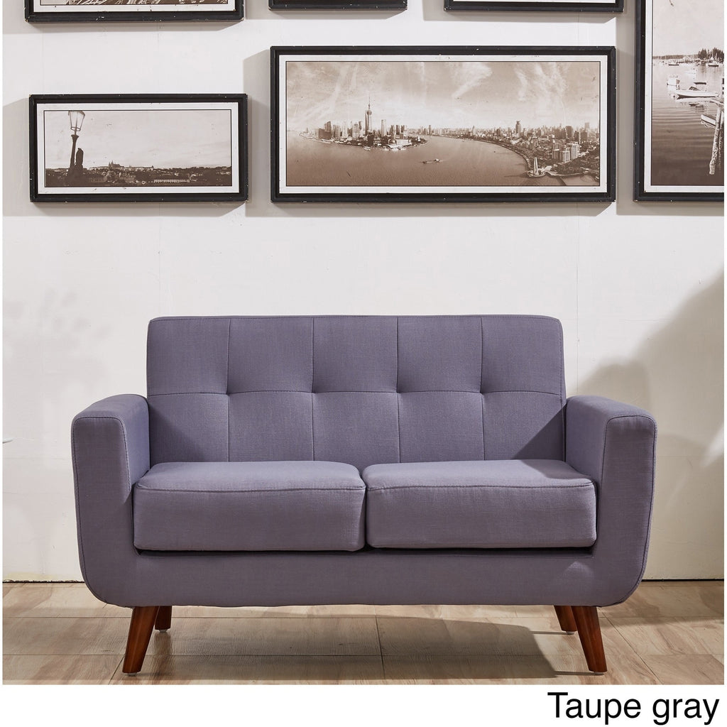 Blue Fabric Loveseat Q5690