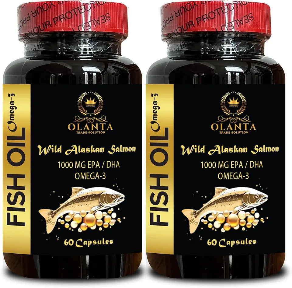 Wild Alaskan Fish Oil Omega 3 Supplement 120 Capsules C135