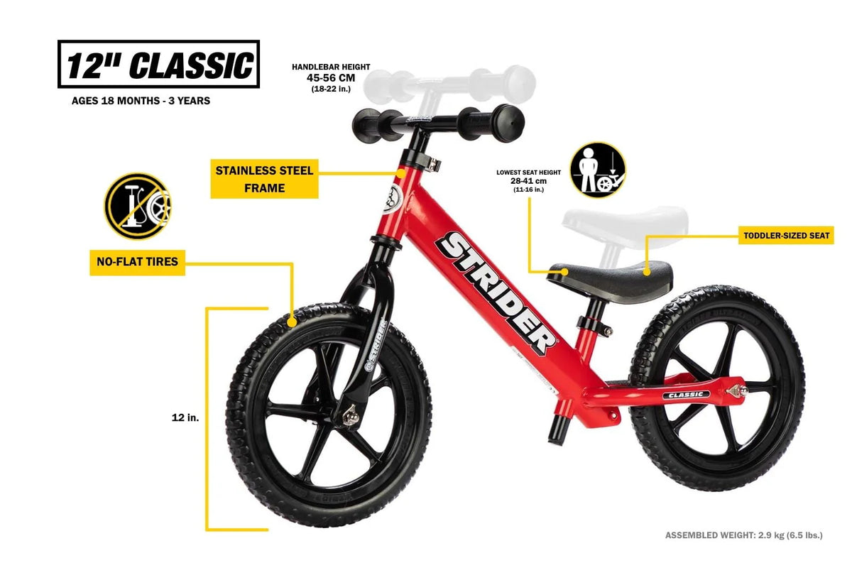 Red Balance Bike J82914