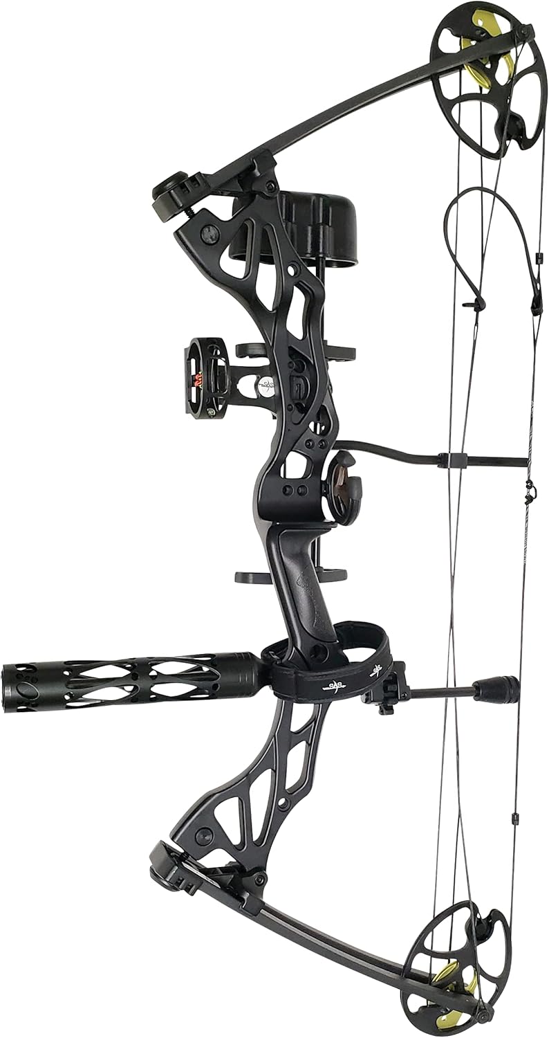 Black 70 Lbs 31'' ATA Compound Bow Y21141