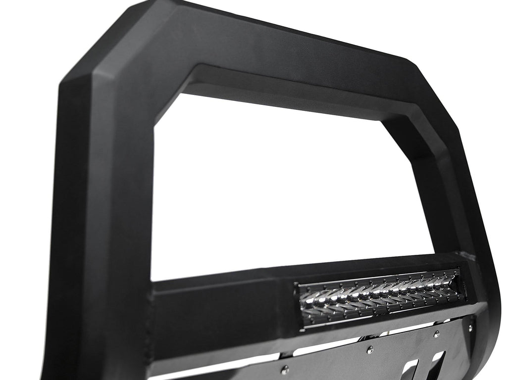 Matte Black Bull Bar with LED Y114