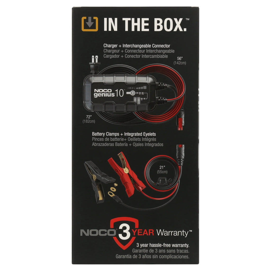 6V/12V 10A Smart Battery Charger and Maintainer B9100