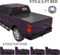 Tonneau Cover with LED Lamp for 6.5FT Soft Quad-Fold F662