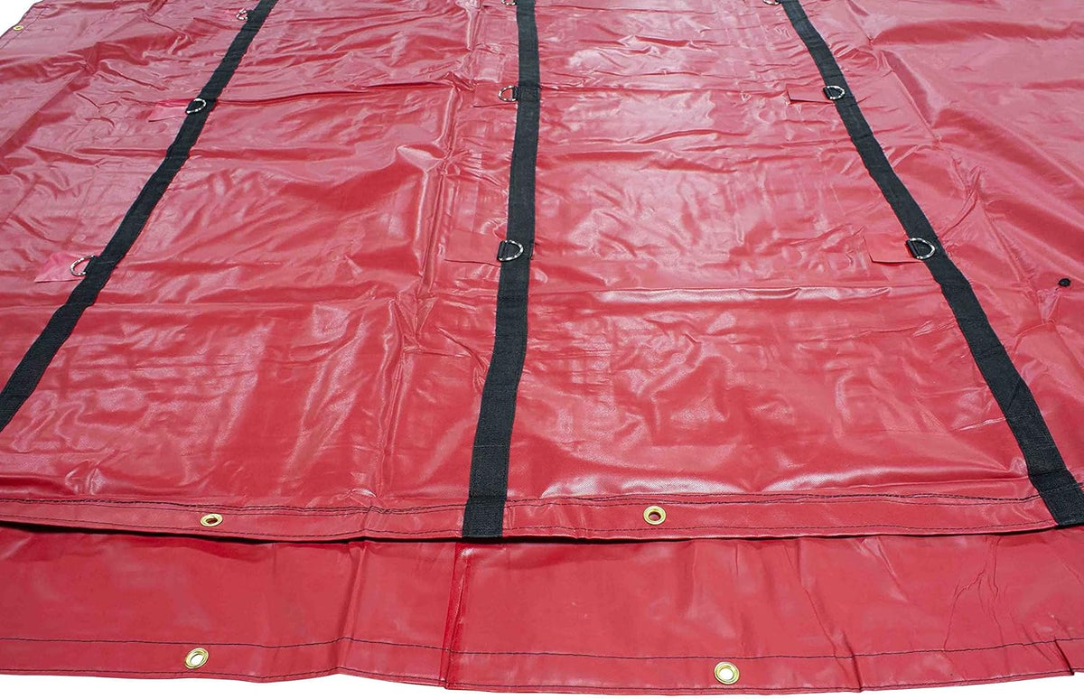 Black Heavy Duty 18oz Lumber Tarp 20x27 (6' Drop) B57395