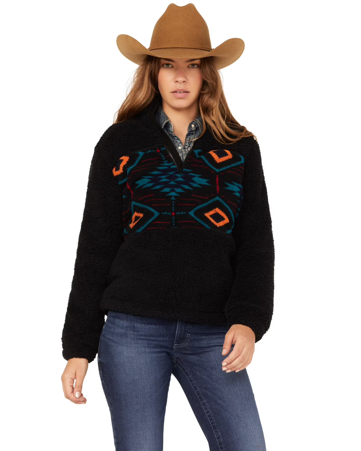 Black Large Fleece Jacket C487