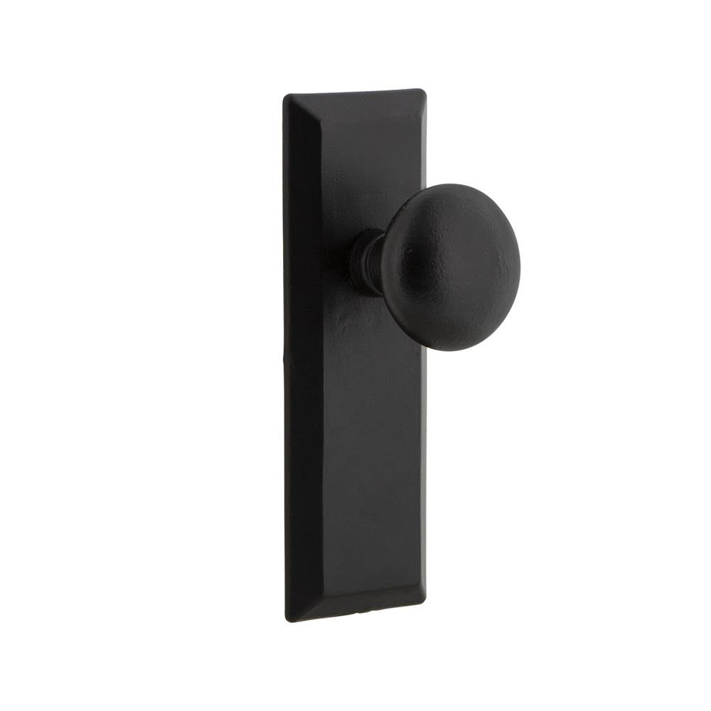 Black Iron Door Knobset V372