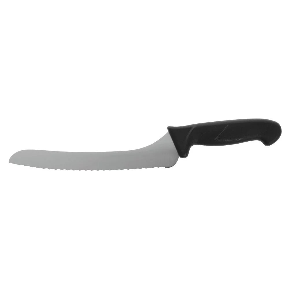 Offset Bread Knife with Black Handle Stainless Steel A367733