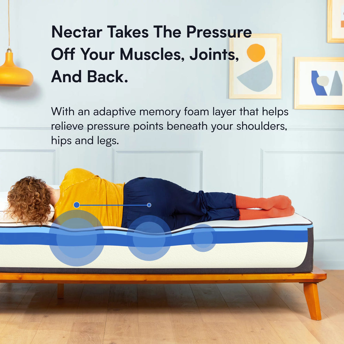 Queen Gel Memory Foam Mattress T7796