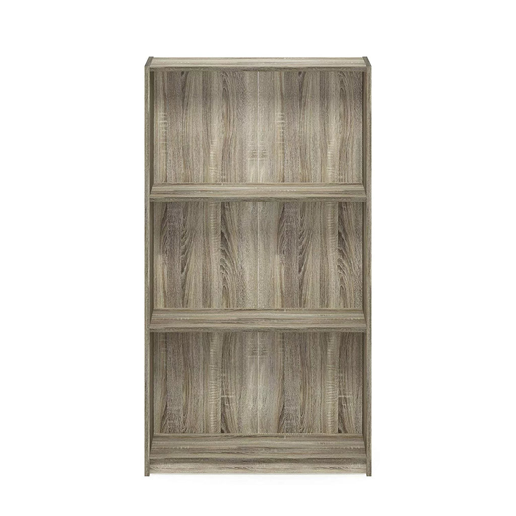 3-Tier Sonoma Oak Bookcase Storage Shelves P46955