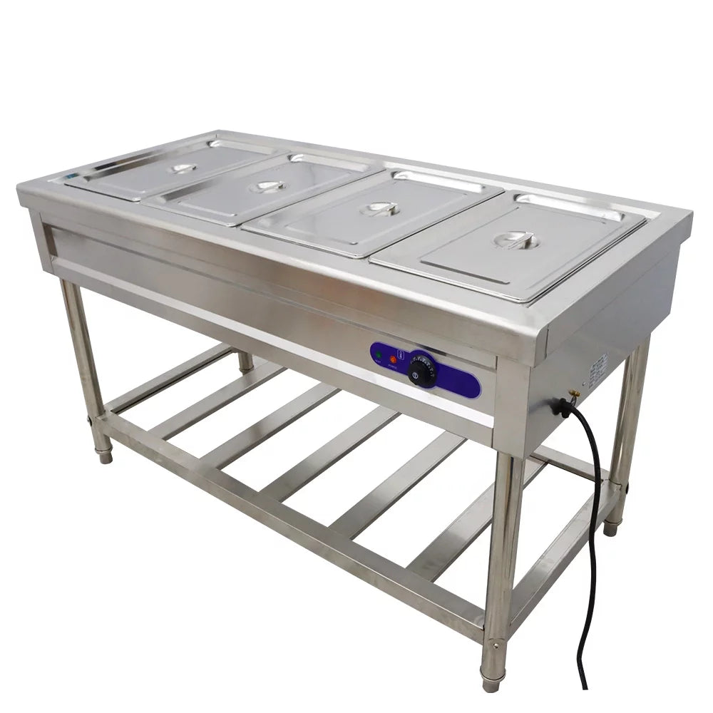 4 Well Stainless Steel Electric Food Warmer J75513