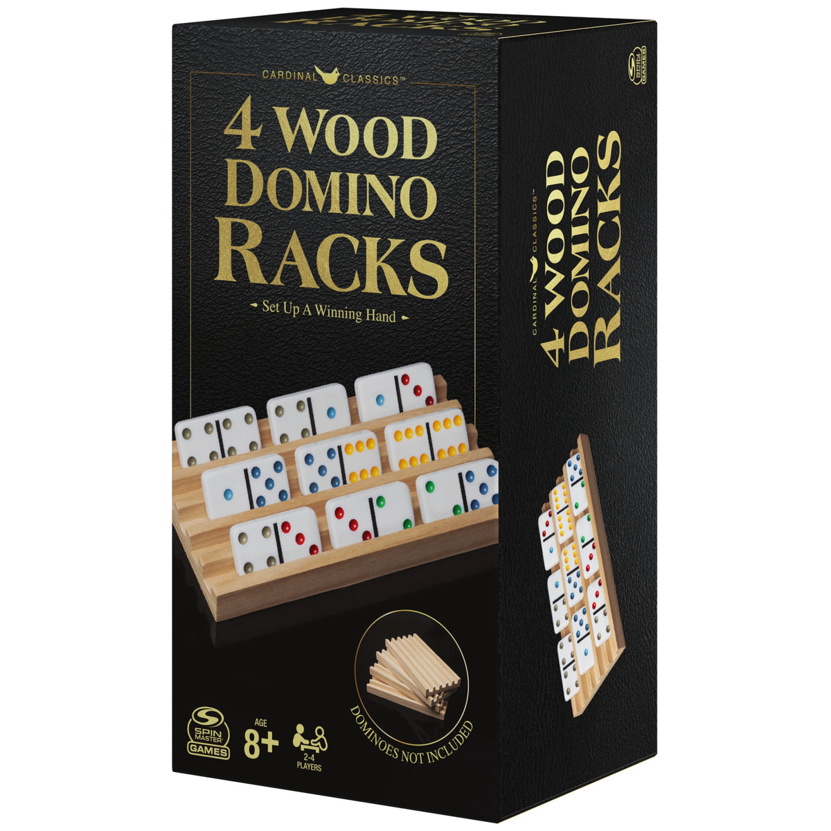 Wood Domino Racks, Set of 4 Z3684