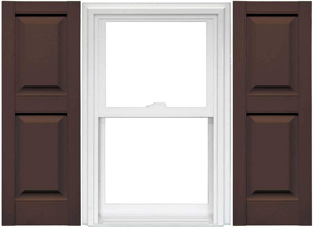 Raised Panel Vinyl Shutters 1 Pair 14.75 x 59 Classic Blue Z80687