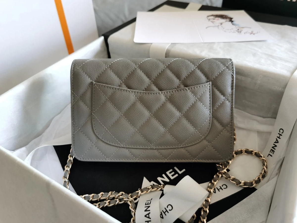 Grey Mini Flap Bag S654