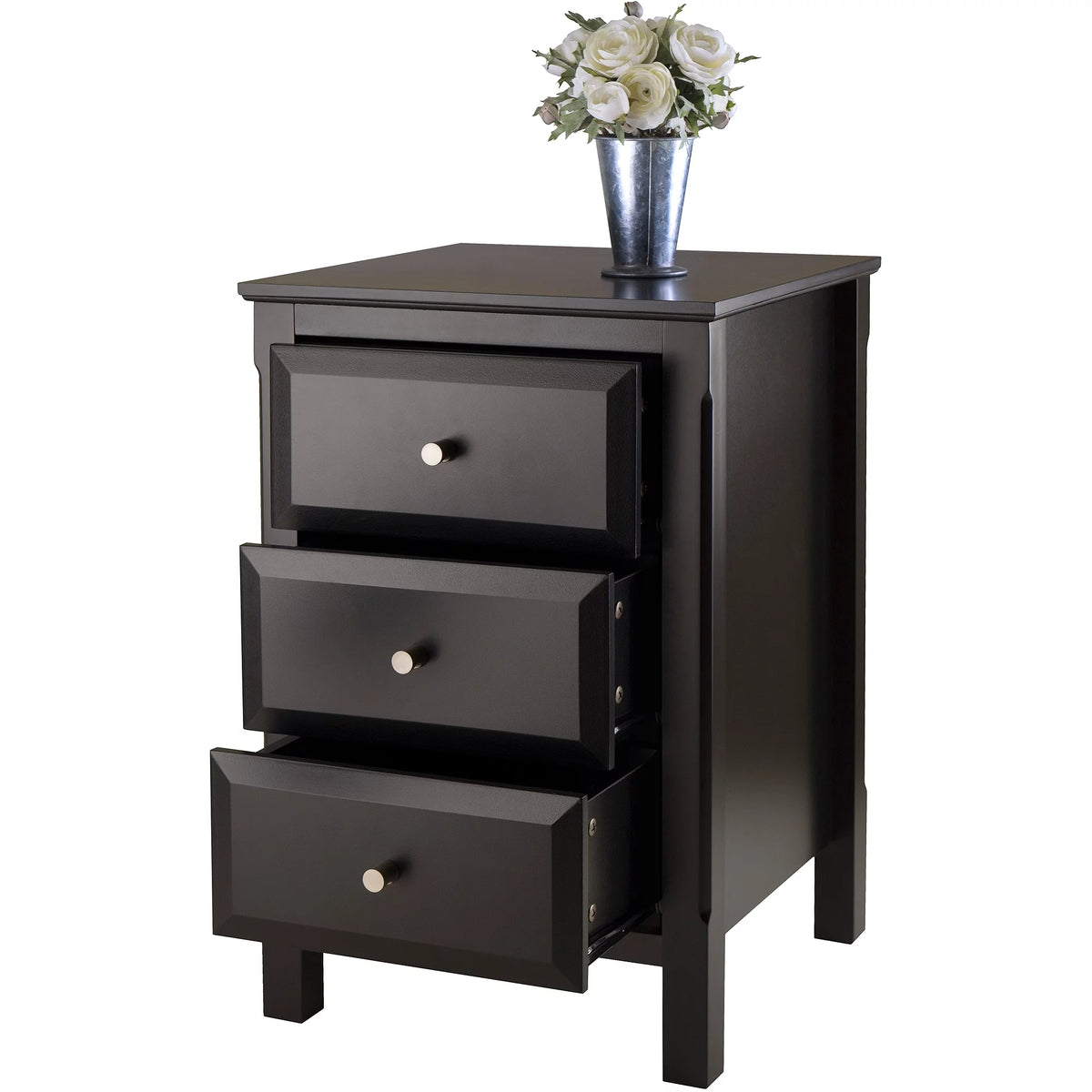 Black Nightstand Accent Table K801445