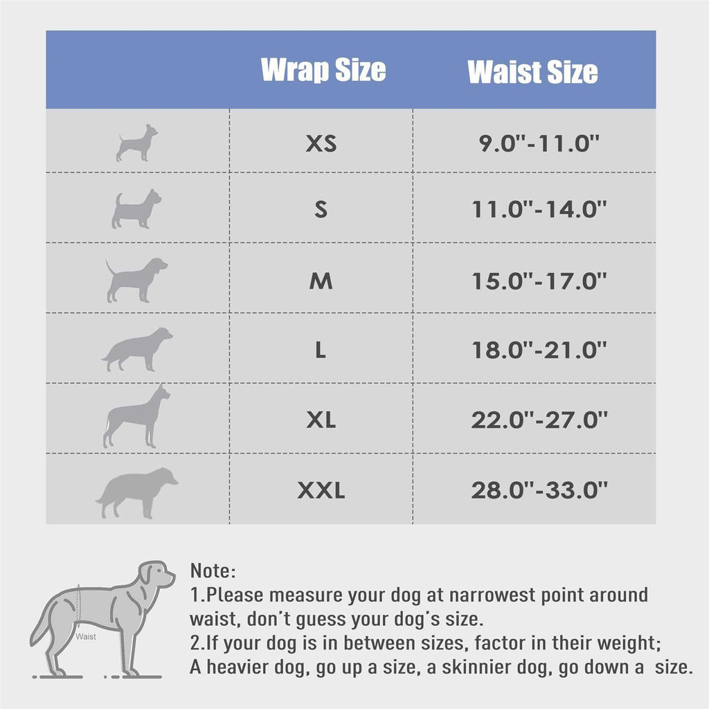 Washable Dog Diapers Male Dog Belly Wrap K449