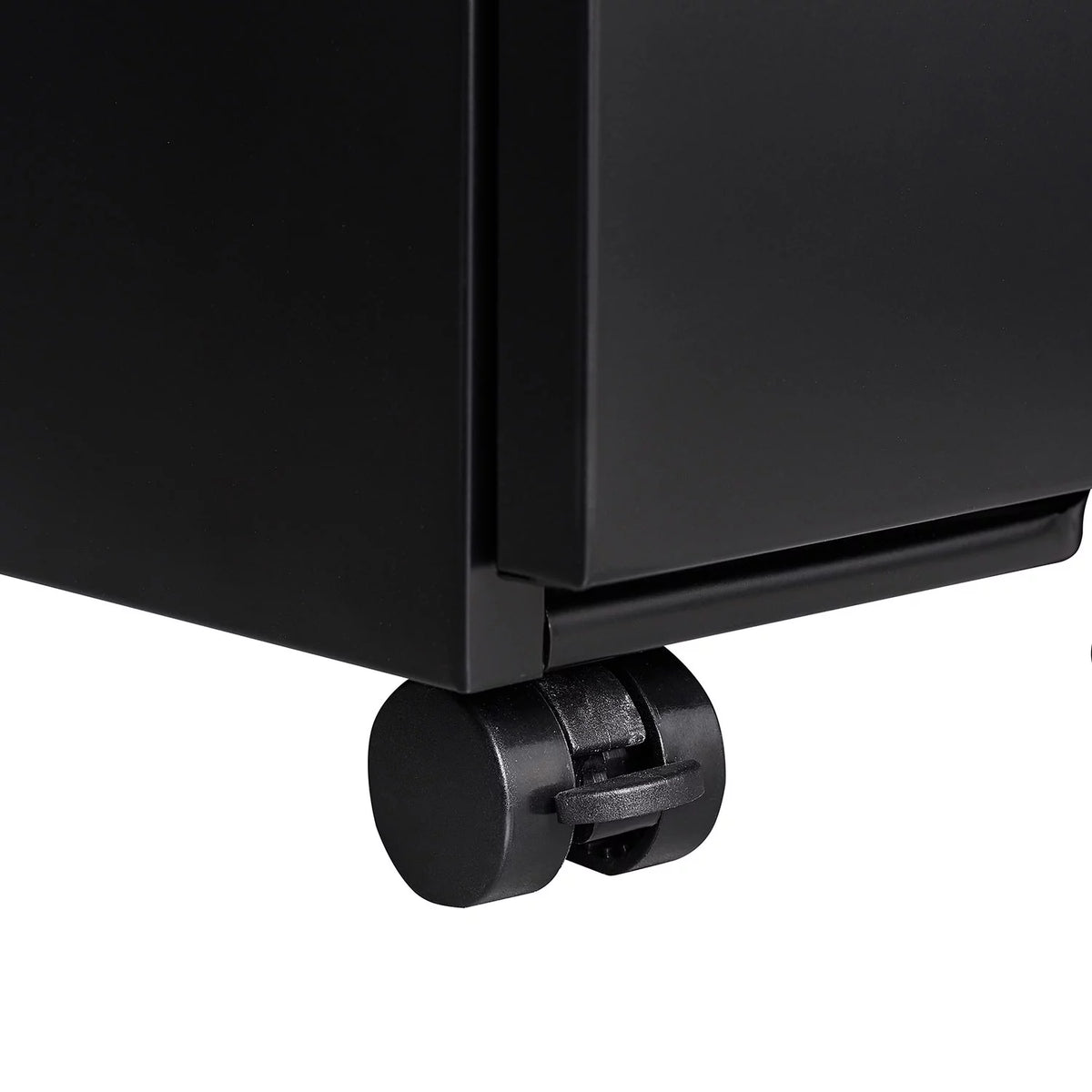 3 Drawer Black Metal File Cabinet with Lock P96022