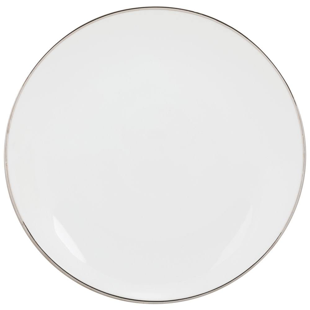 Silver Porcelain Luncheon Plate - 24/Case N780