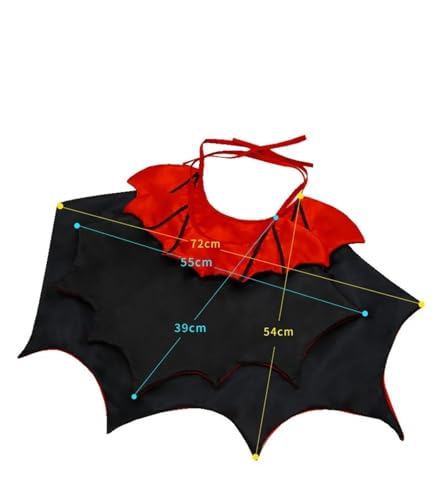 4-Piece Halloween Pet Cosplay Vampire Cloak X5569