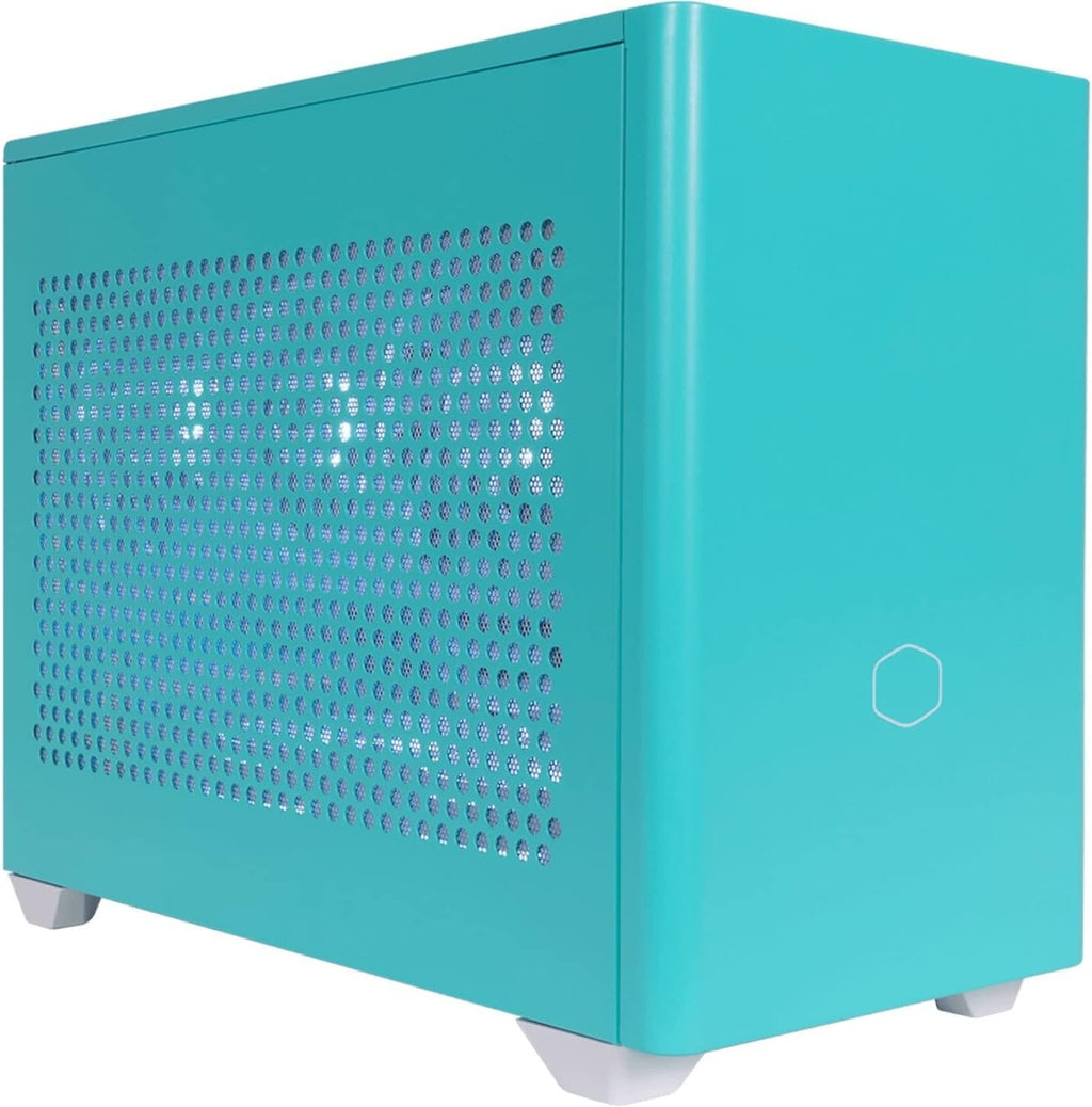 White SFF Mini-ITX Case with Tempered Glass Panel T806514