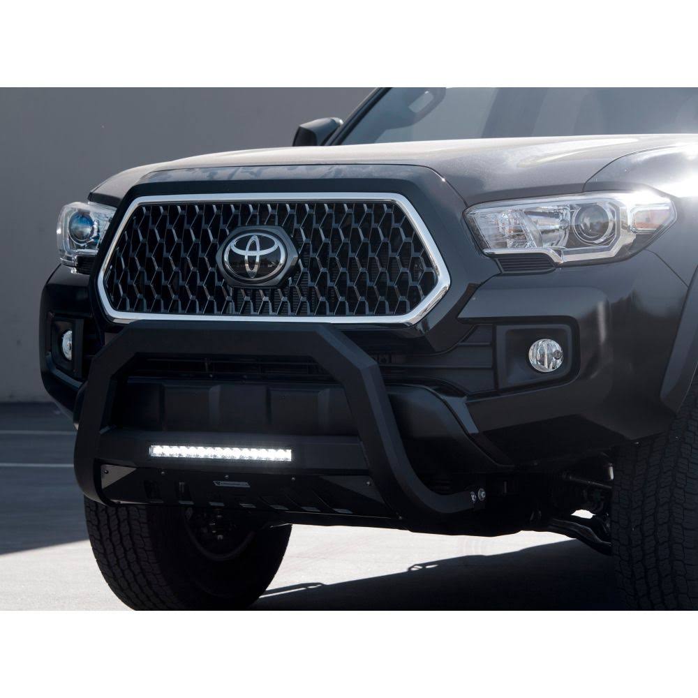 Matte Black Bull Bar with LED Y114