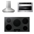 36 Induction Cooktop, Range Hood, Microwave V20520