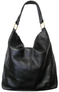 Genuine Leather Handbag - Black P570