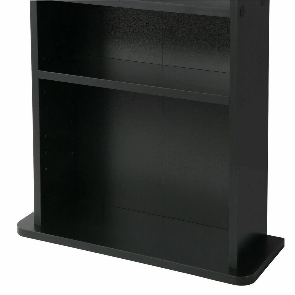 Black Adjustable Multimedia Storage Cabinet J301