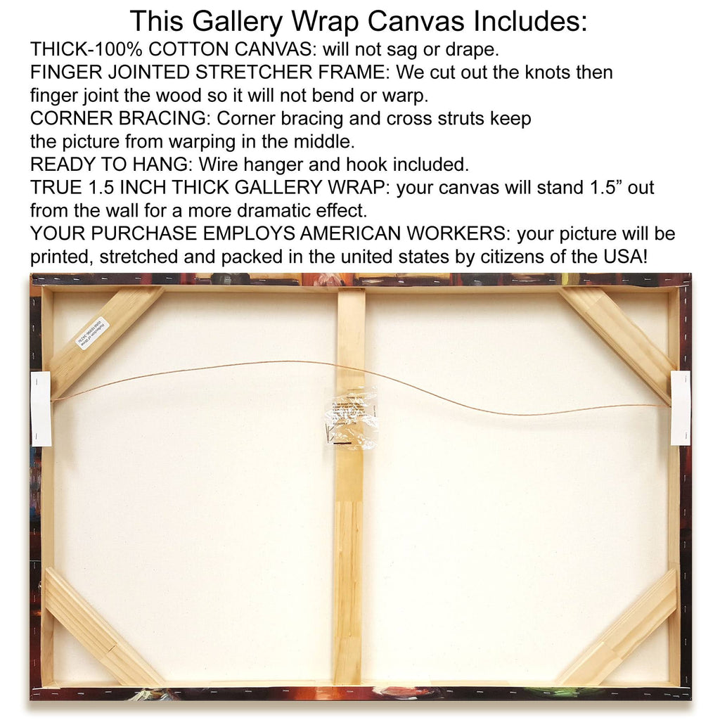 Fine Art Giclee Print on Wrap Canvas S5050