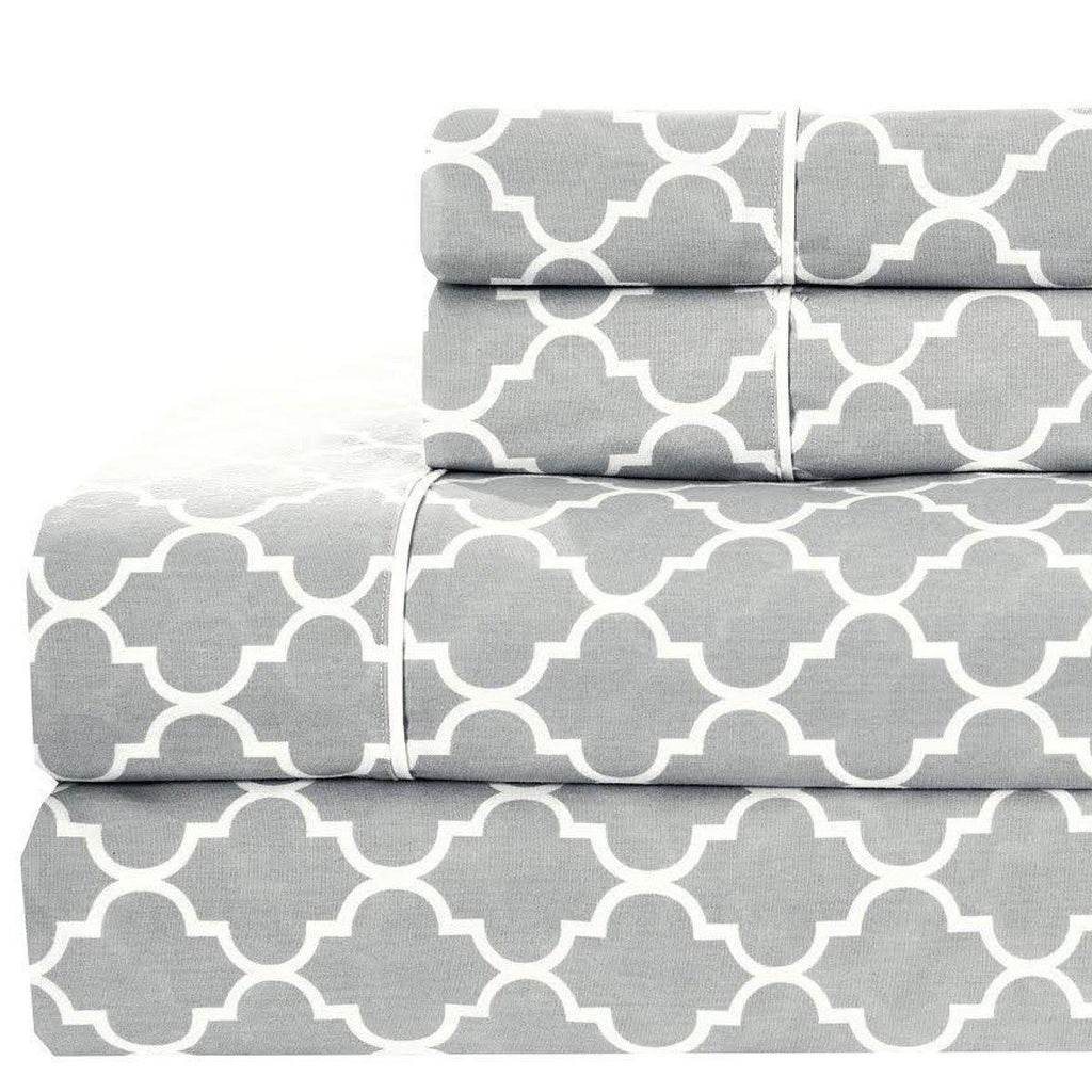 100% Cotton Printed Sheets California King U14229