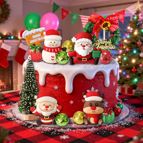 Christmas Cake Topper Decorations I600223