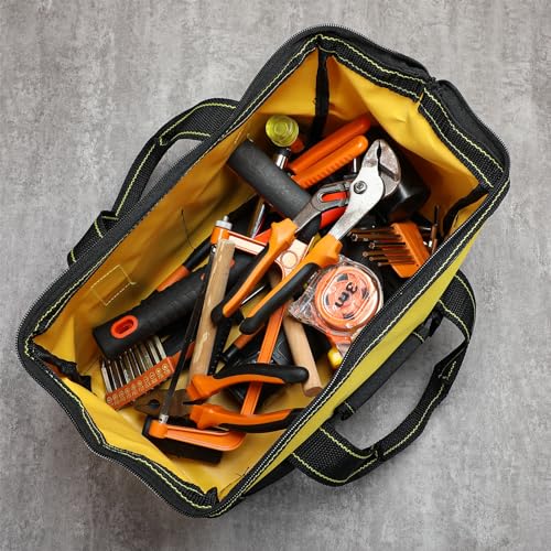 6 Pcs Heavy Duty Tool Bag with Hard Bottom S950
