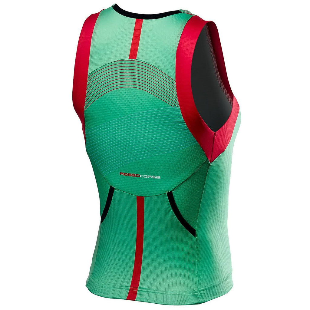 Jade Green Tri Singlet W6039