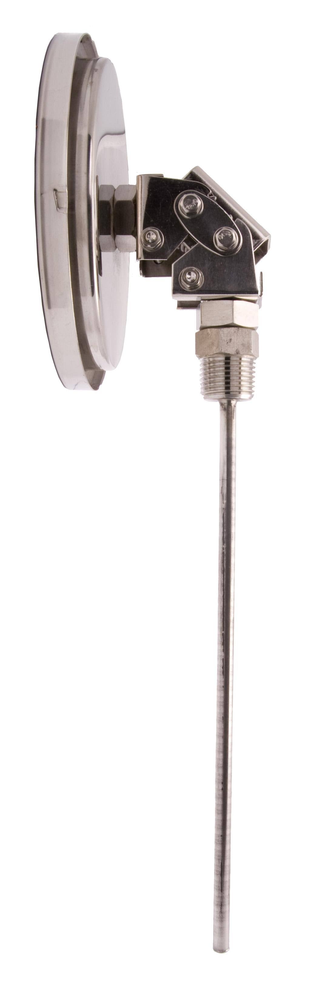 Adjustable Industrial Bimetal Thermometer G9422