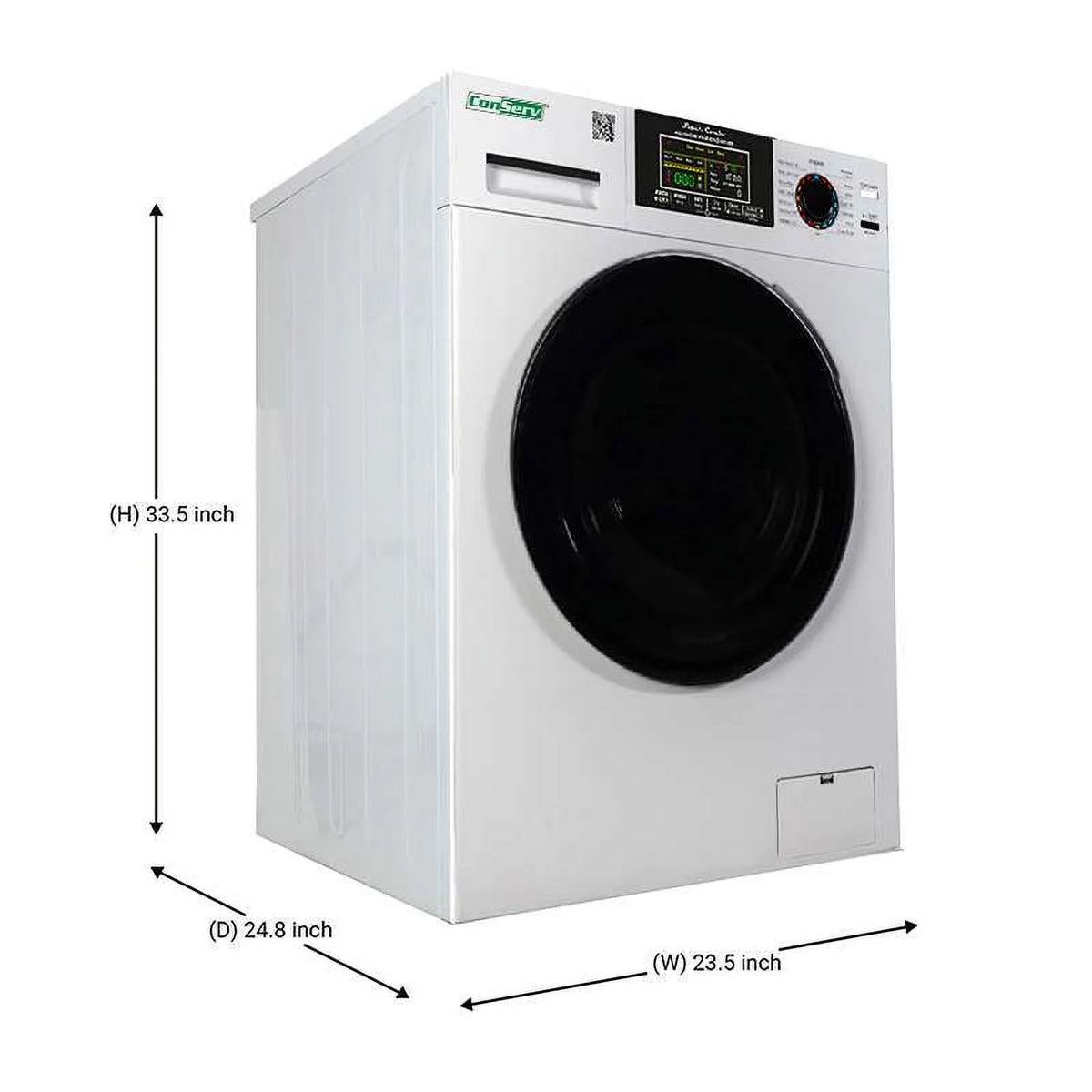 Compact 18 lbs Combo Washer Dryer 1400 RPM White N8883