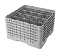 Black 16 Compartment Full Size Glass Rack H4139